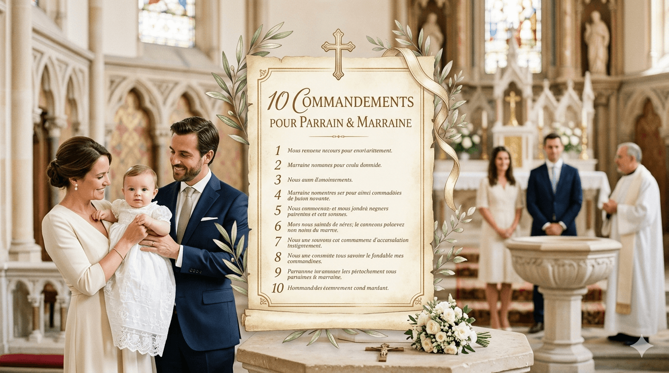 10 commandements parrain marraine